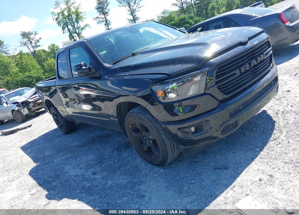 2021 RAM 1500 BIG HORN QUAD CAB 4X2 6'4 BOX VIN: 1C6RREBT2MN610273
