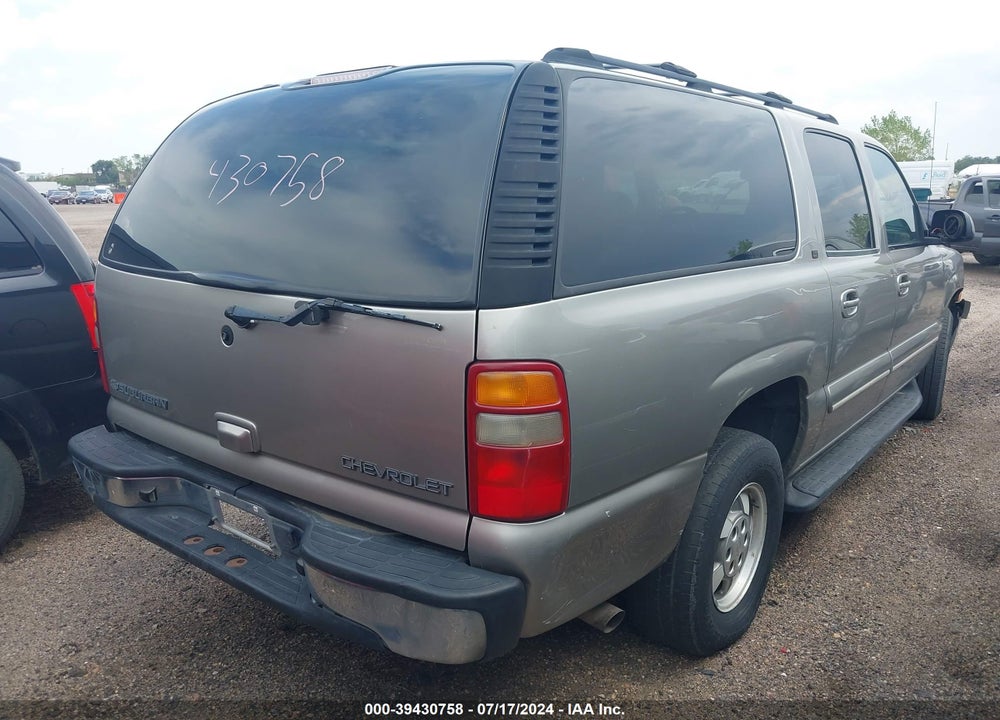 2002 CHEVROLET SUBURBAN 1500 LT VIN: 3GNEC16T42G352220