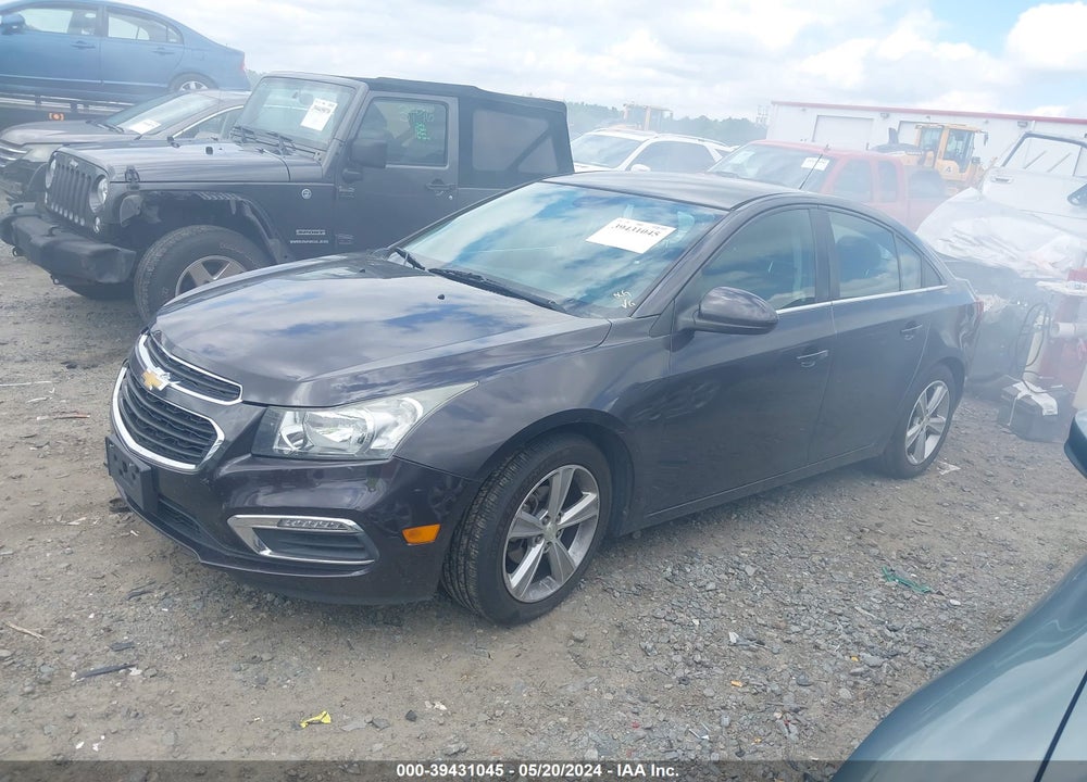 2015 CHEVROLET CRUZE 2LT AUTO VIN: 1G1PE5SB9F7180678