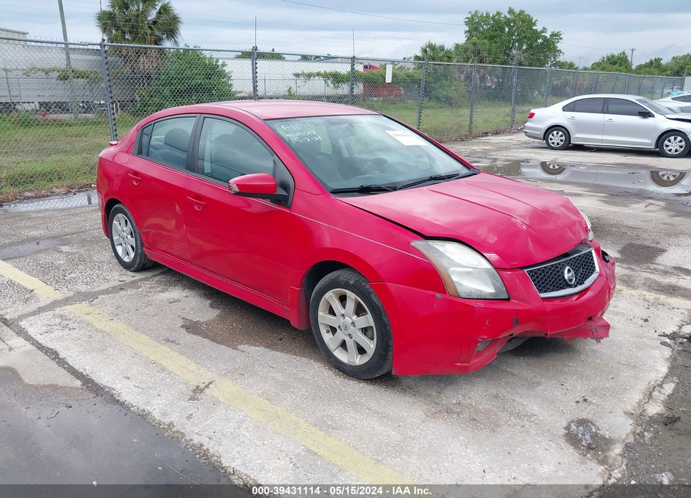 2012 NISSAN SENTRA 2.0 SR VIN: 3N1AB6AP7CL659135