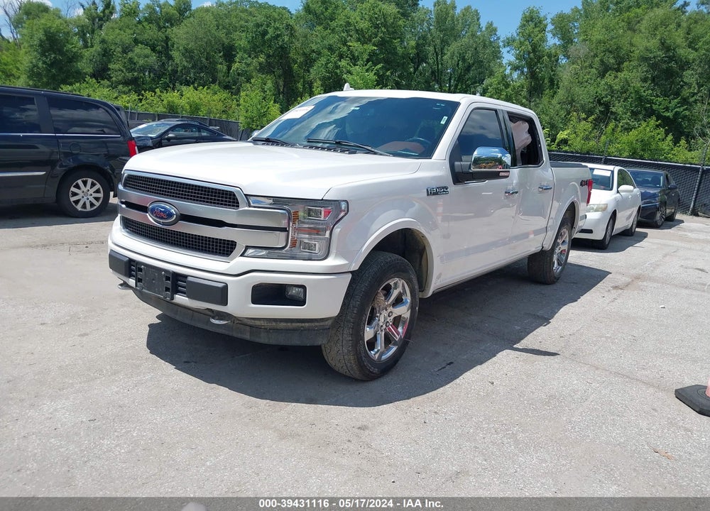2018 FORD F-150 PLATINUM VIN: 1FTEW1E53JFD33855