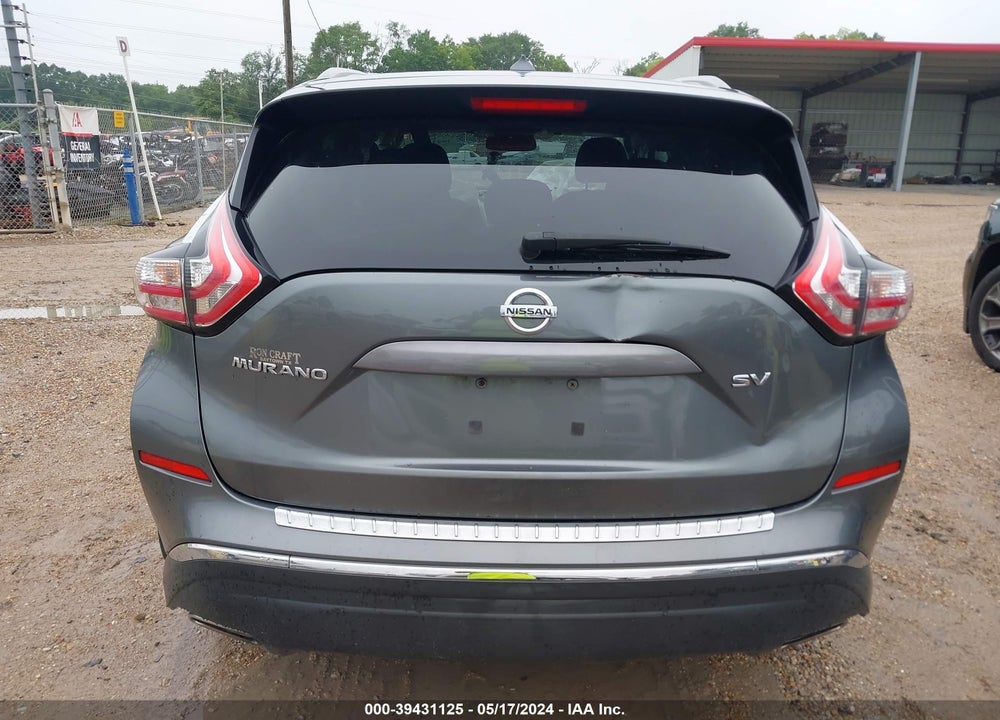 2015 NISSAN MURANO SV VIN: 5N1AZ2MG3FN228871