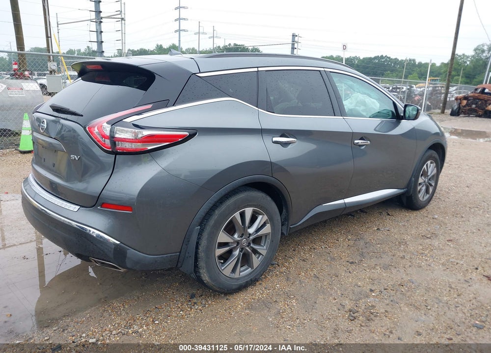 2015 NISSAN MURANO SV VIN: 5N1AZ2MG3FN228871