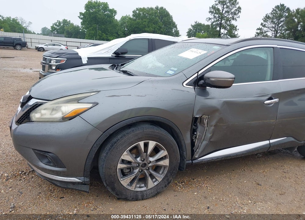 2015 NISSAN MURANO SV VIN: 5N1AZ2MG3FN228871