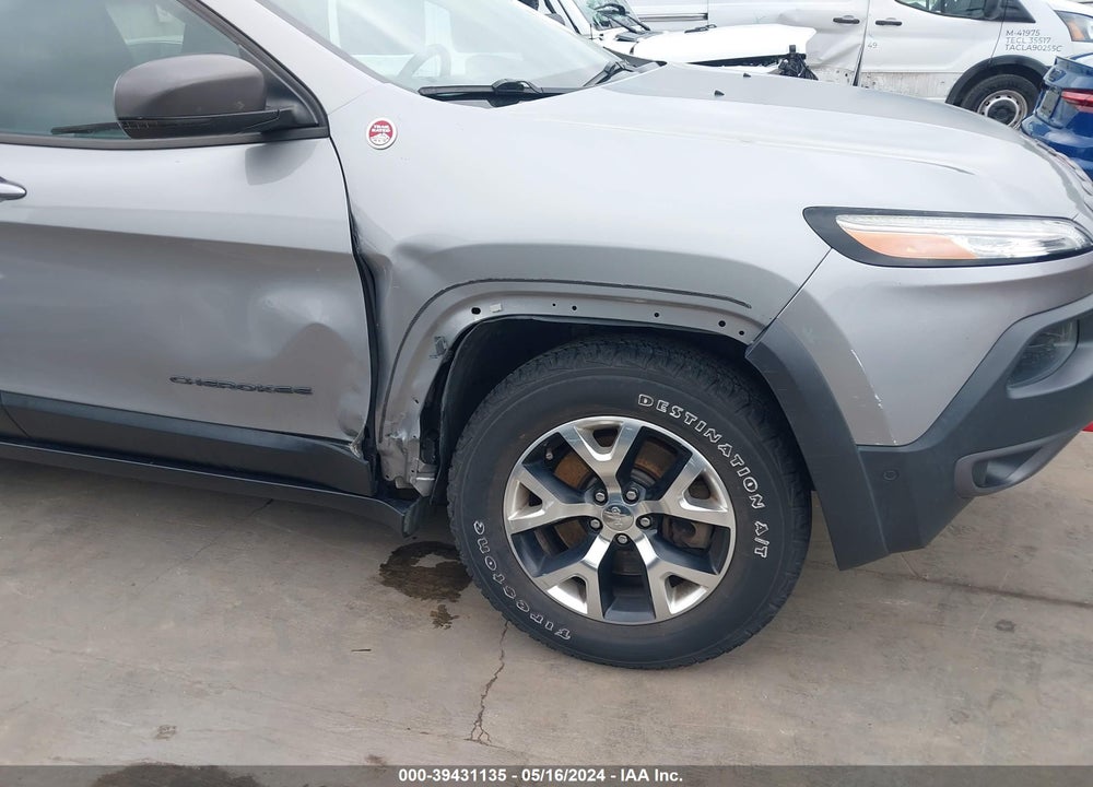 2015 JEEP CHEROKEE TRAILHAWK VIN: 1C4PJMBB9FW610616