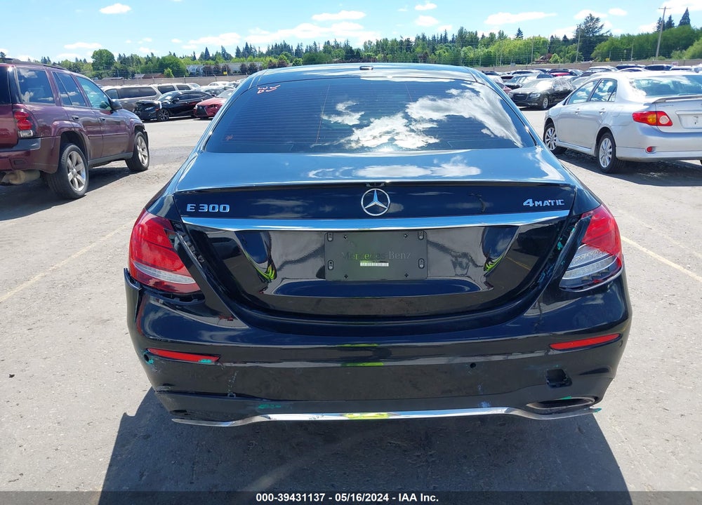 2017 MERCEDES-BENZ E 300 4MATIC VIN: WDDZF4KB0HA113177