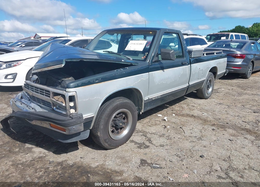 1992 CHEVROLET S TRUCK S10 VIN: 1GCCS14R3N8142163