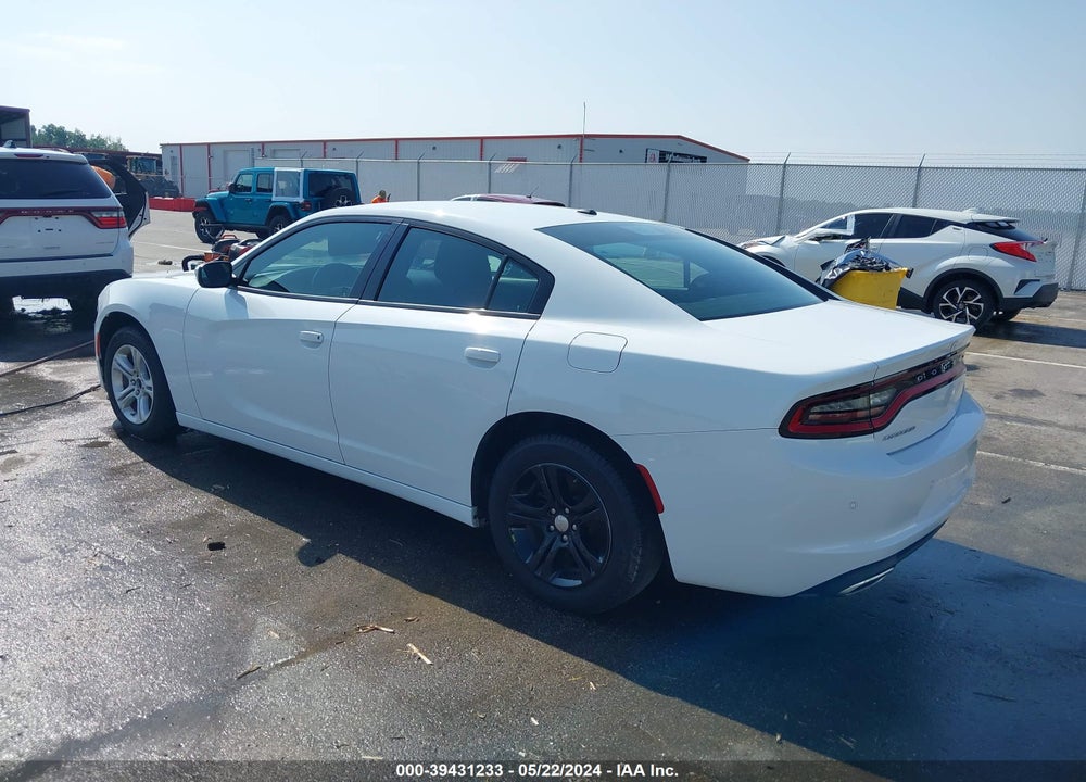2022 DODGE CHARGER SXT RWD VIN: 2C3CDXBG1NH239892