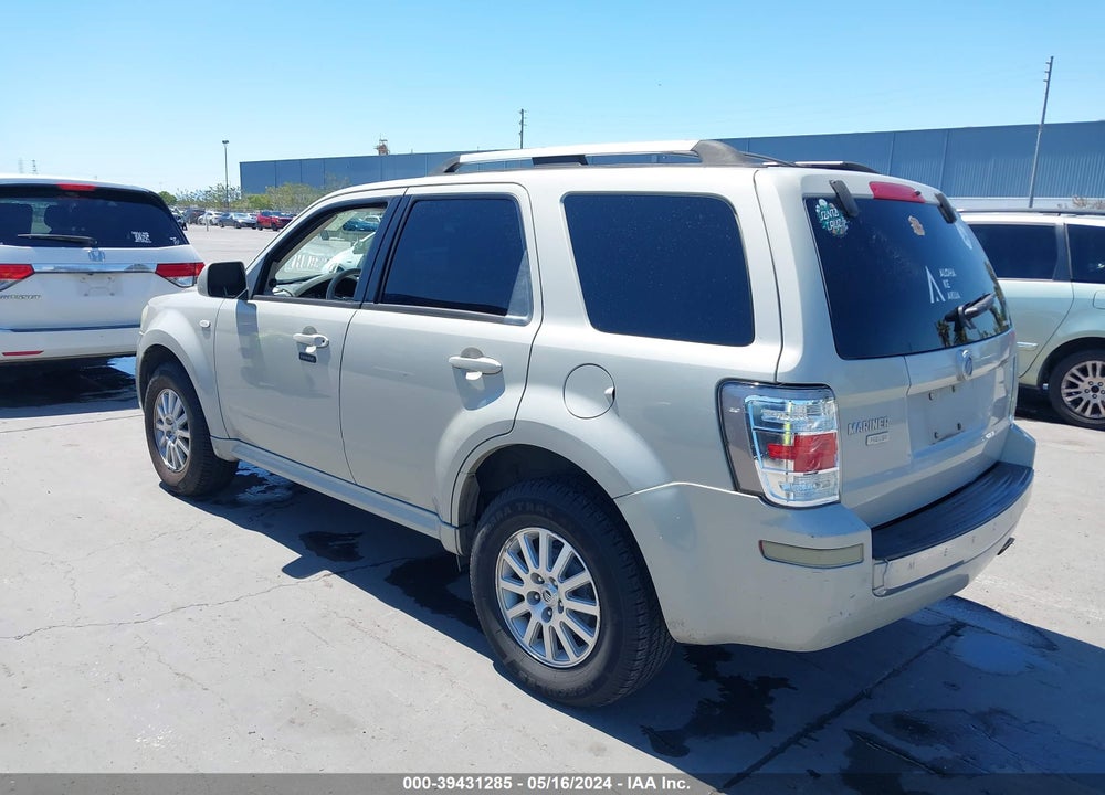 2009 MERCURY MARINER PREMIER VIN: 4M2CU87719KJ15480