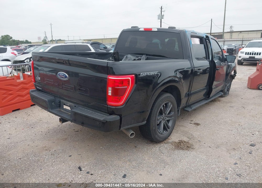 2022 FORD F150 SUPERCREW VIN: 1FTEW1C54NKE97308