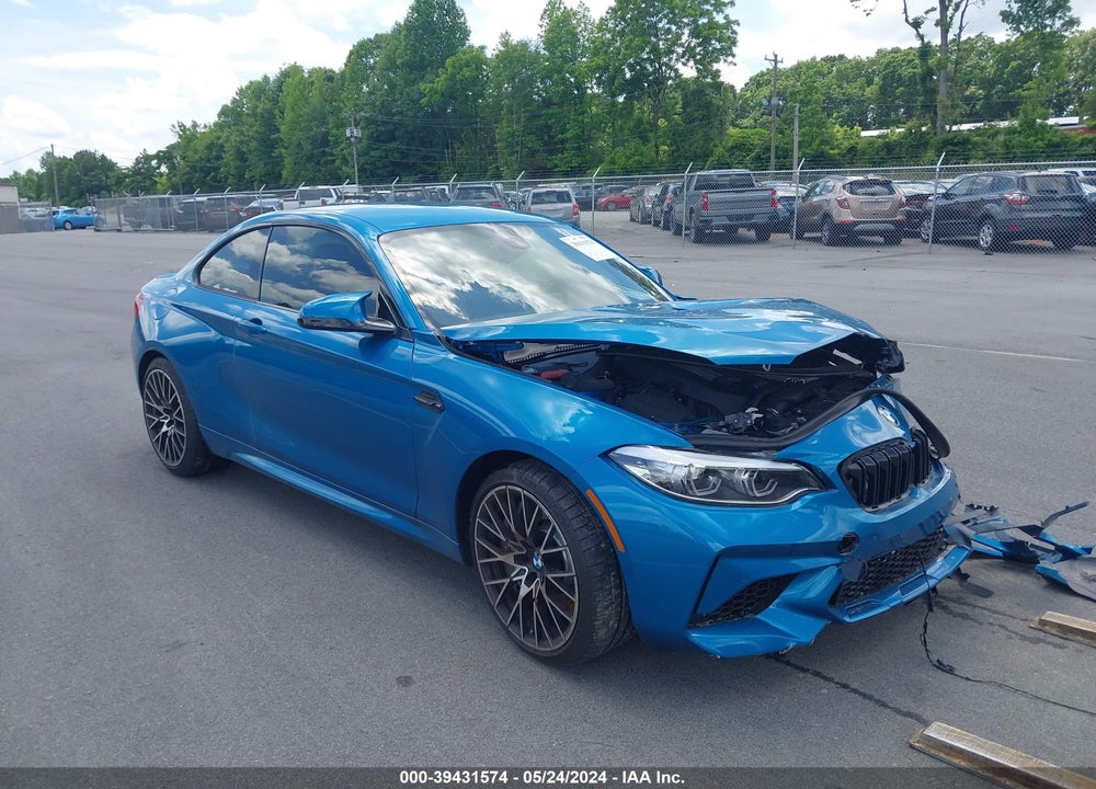 2021 BMW M2 COMPETITION VIN: WBS2U7C01M7J66342