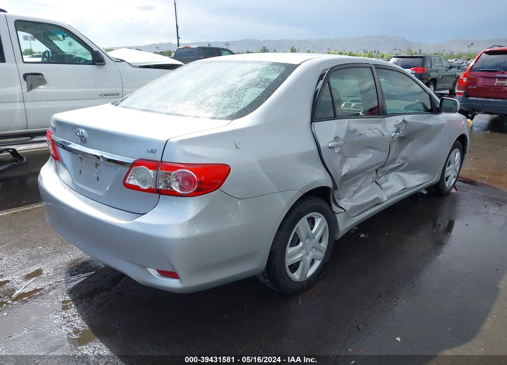 2012 TOYOTA COROLLA LE VIN: 2T1BU4EE0CC827399