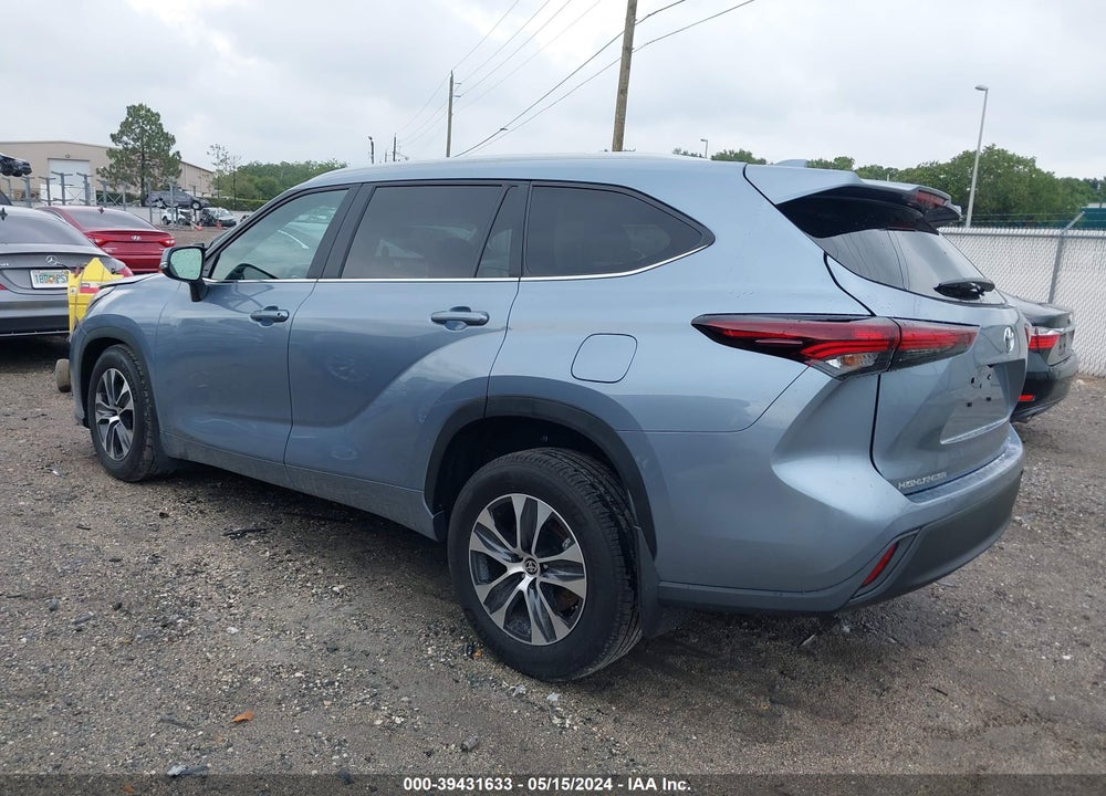 2024 TOYOTA HIGHLANDER XLE VIN: 5TDKDRAH3RS054005