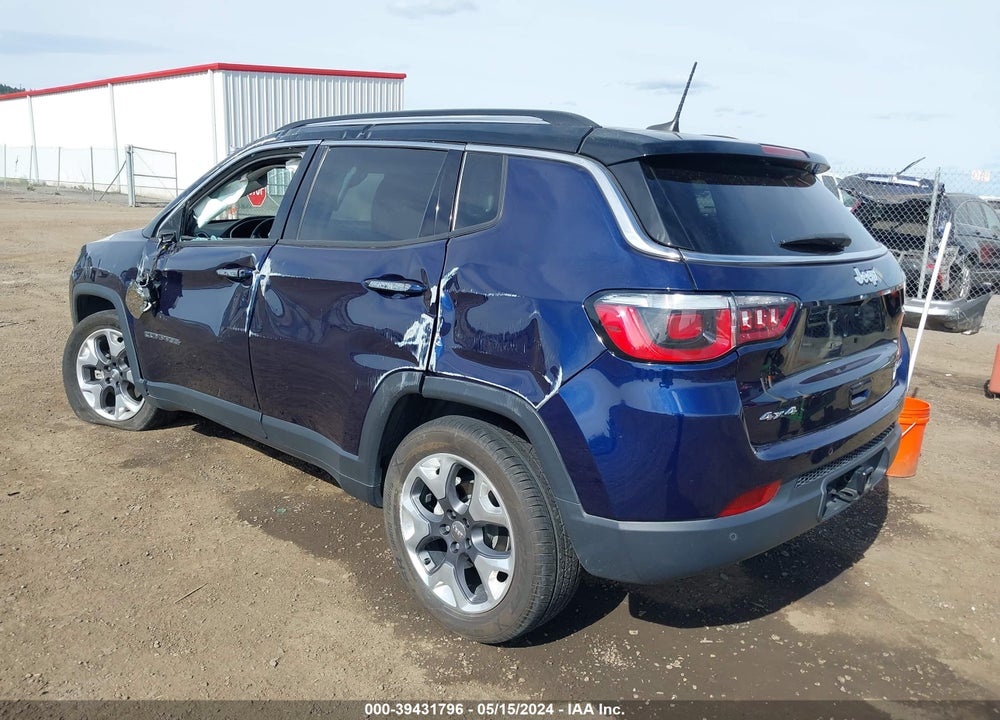 2019 JEEP COMPASS LIMITED 4X4 VIN: 3C4NJDCB0KT843418