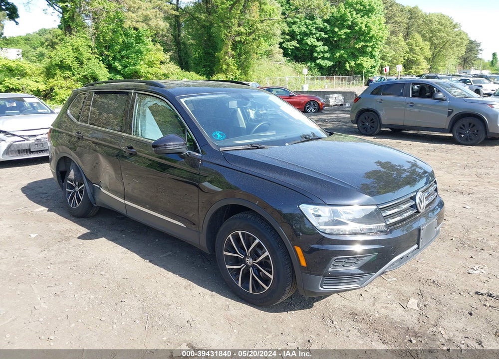 2021 VOLKSWAGEN TIGUAN 2.0T SE/2.0T SE R-LINE BLACK/2.0T SEL VIN: 3VV2B7AX6MM078634