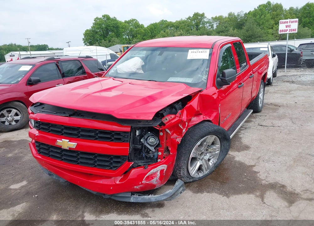 2018 CHEVROLET SILVERADO 1500 CUSTOM VIN: 1GCVKPEH1JZ116568