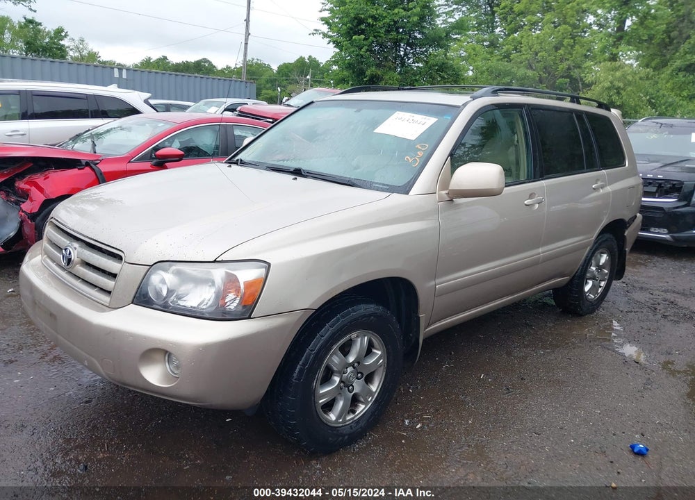 2007 TOYOTA HIGHLANDER V6 VIN: JTEHP21A770190872