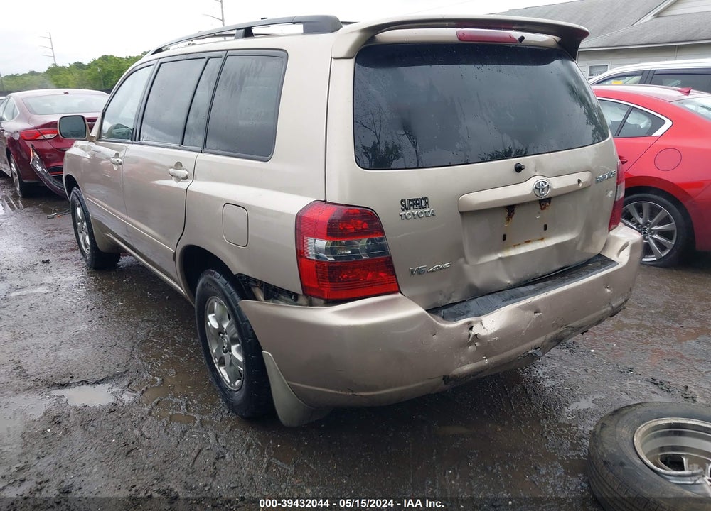 2007 TOYOTA HIGHLANDER V6 VIN: JTEHP21A770190872