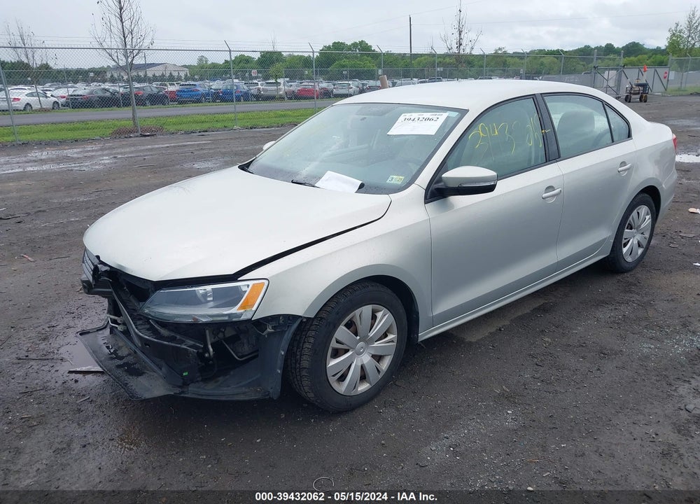 2011 VOLKSWAGEN JETTA 2.5L SE VIN: 3VWDX7AJ0BM386414