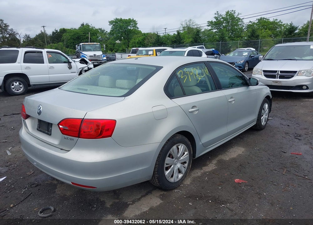 2011 VOLKSWAGEN JETTA 2.5L SE VIN: 3VWDX7AJ0BM386414
