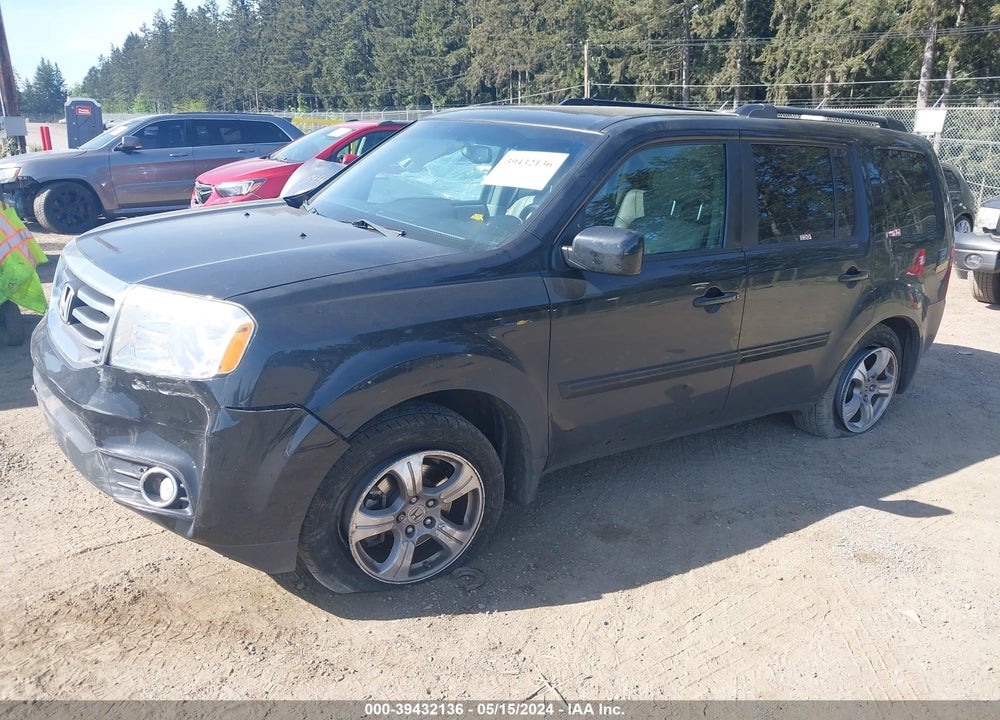 2013 HONDA PILOT EX-L VIN: 5FNYF4H77DB069608