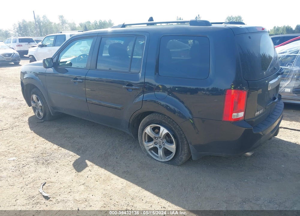 2013 HONDA PILOT EX-L VIN: 5FNYF4H77DB069608
