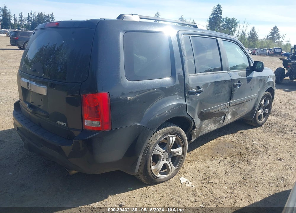 2013 HONDA PILOT EX-L VIN: 5FNYF4H77DB069608