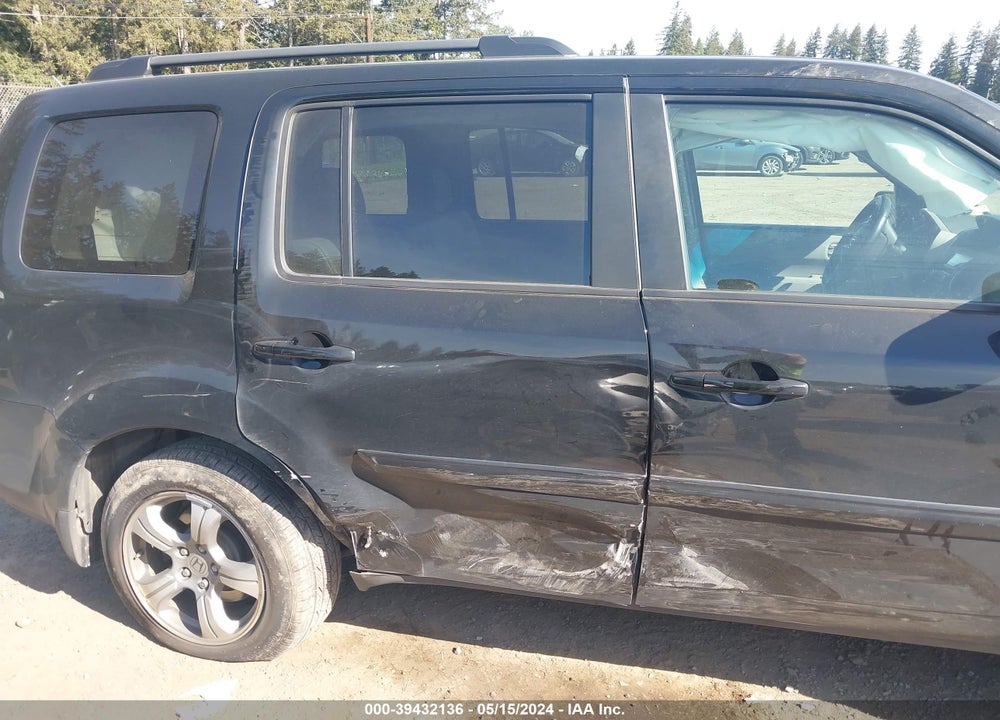2013 HONDA PILOT EX-L VIN: 5FNYF4H77DB069608
