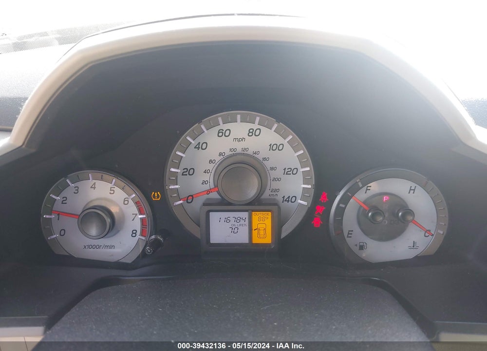 2013 HONDA PILOT EX-L VIN: 5FNYF4H77DB069608