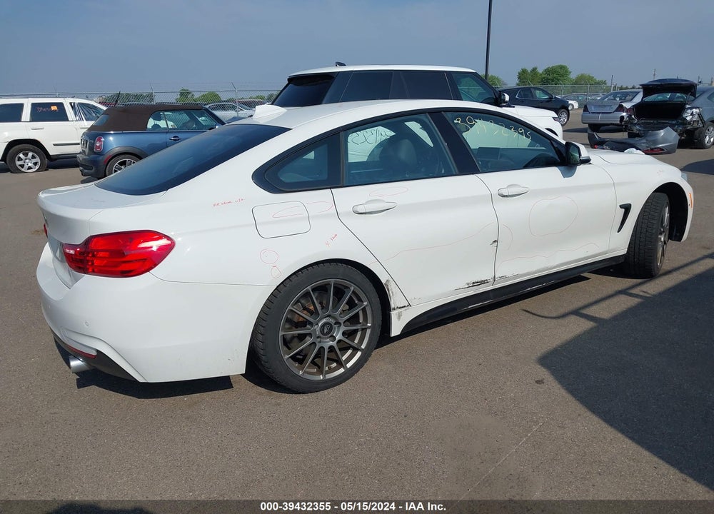 2015 BMW 435I GRAN COUPE XDRIVE VIN: WBA4B3C54FGV48262
