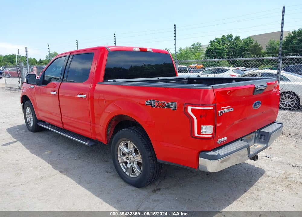 2016 FORD F-150 XLT VIN: 1FTEW1EP7GKD09365