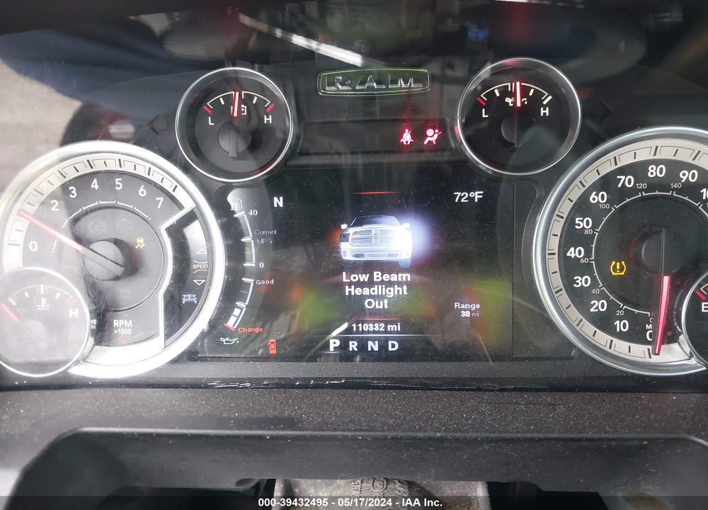 2013 RAM 1500 BIG HORN VIN: 1C6RR7GT7DS677053