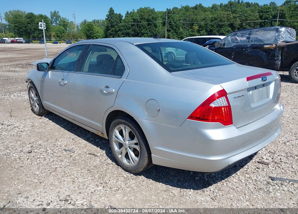 2012 FORD FUSION SE VIN: 3FAHP0HA4CR285307