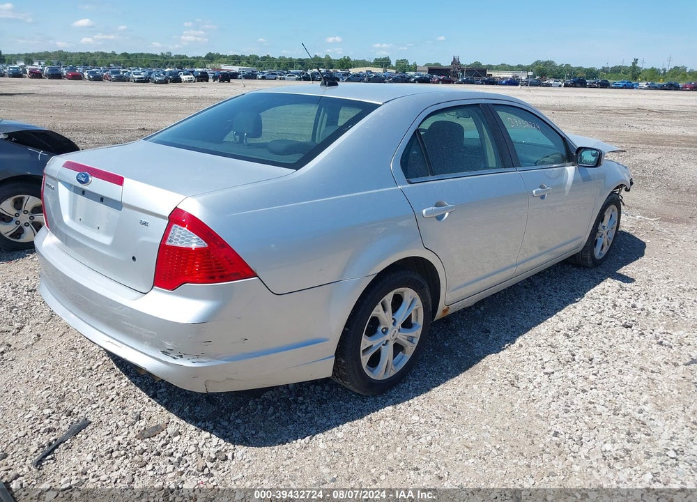 2012 FORD FUSION SE VIN: 3FAHP0HA4CR285307