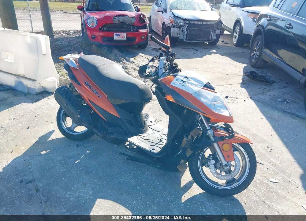 2017 TAIZHOU SCOOTER GATOR 150-F VIN: LYDM7TKH0H1500508