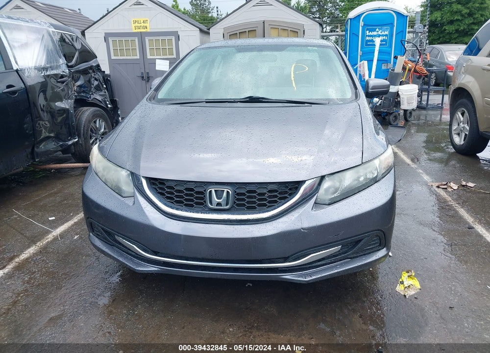 2015 HONDA CIVIC LX VIN: 19XFB2F55FE277519