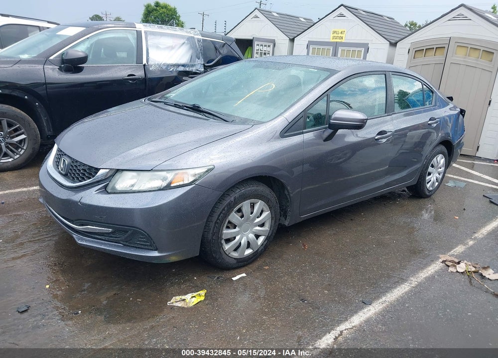 2015 HONDA CIVIC LX VIN: 19XFB2F55FE277519