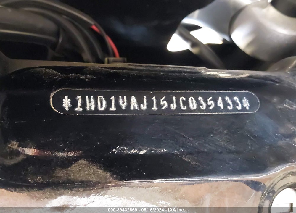 2018 HARLEY-DAVIDSON FLHC HERITAGE CLASSIC VIN: 1HD1YAJ15JC035433