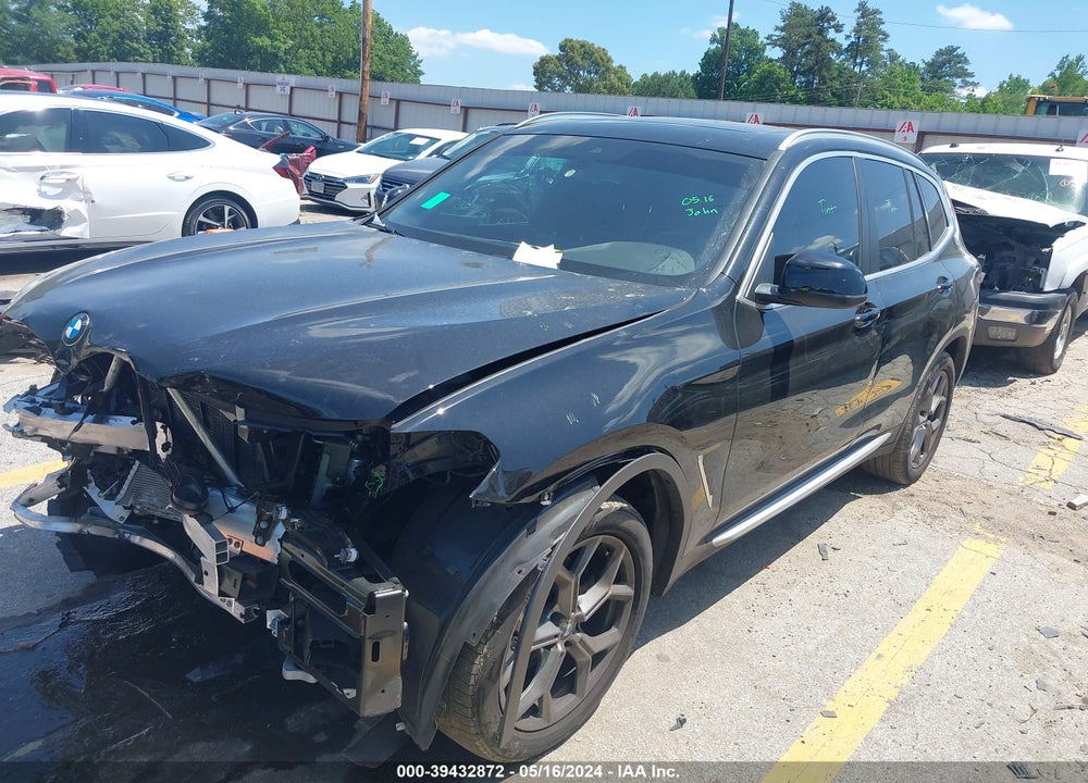 2022 BMW X3 SDRIVE30I VIN: 5UX43DP0XN9K34153