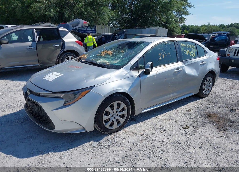 2020 TOYOTA COROLLA LE VIN: JTDEPRAE1LJ092413