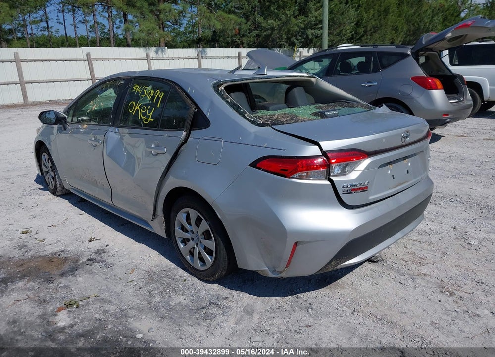 2020 TOYOTA COROLLA LE VIN: JTDEPRAE1LJ092413