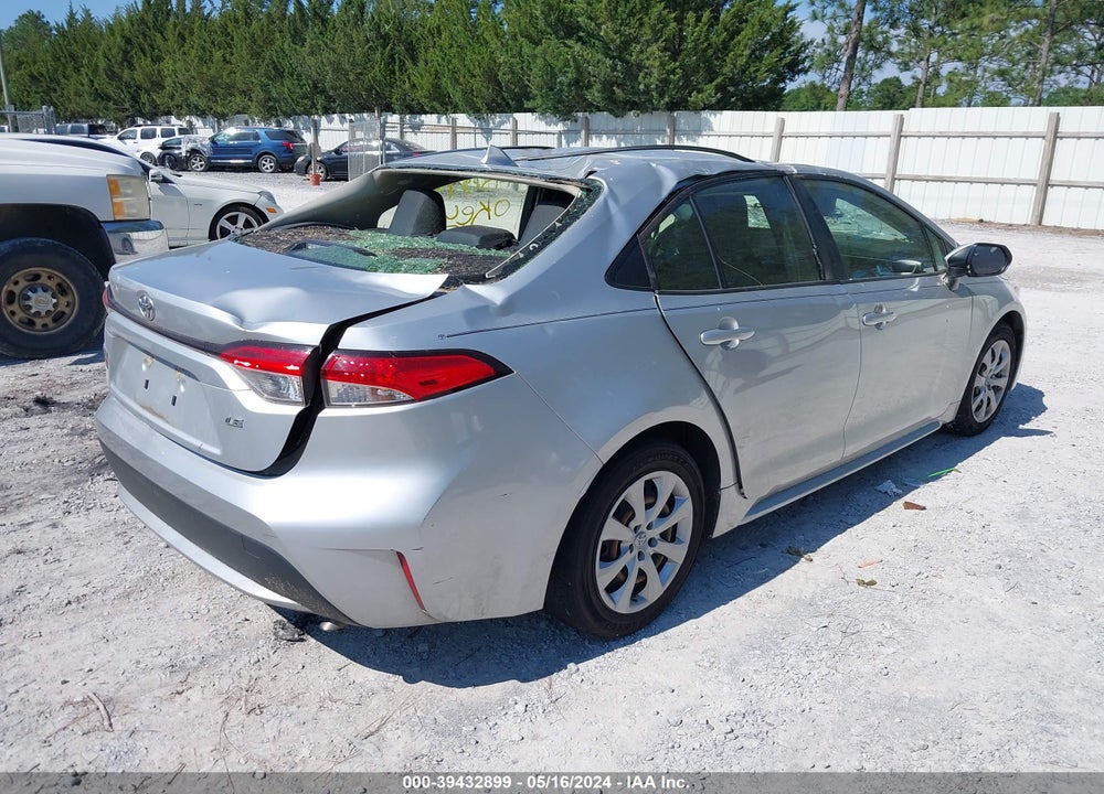 2020 TOYOTA COROLLA LE VIN: JTDEPRAE1LJ092413