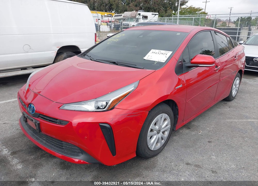 2022 TOYOTA PRIUS LE VIN: JTDKAMFU9N3179488