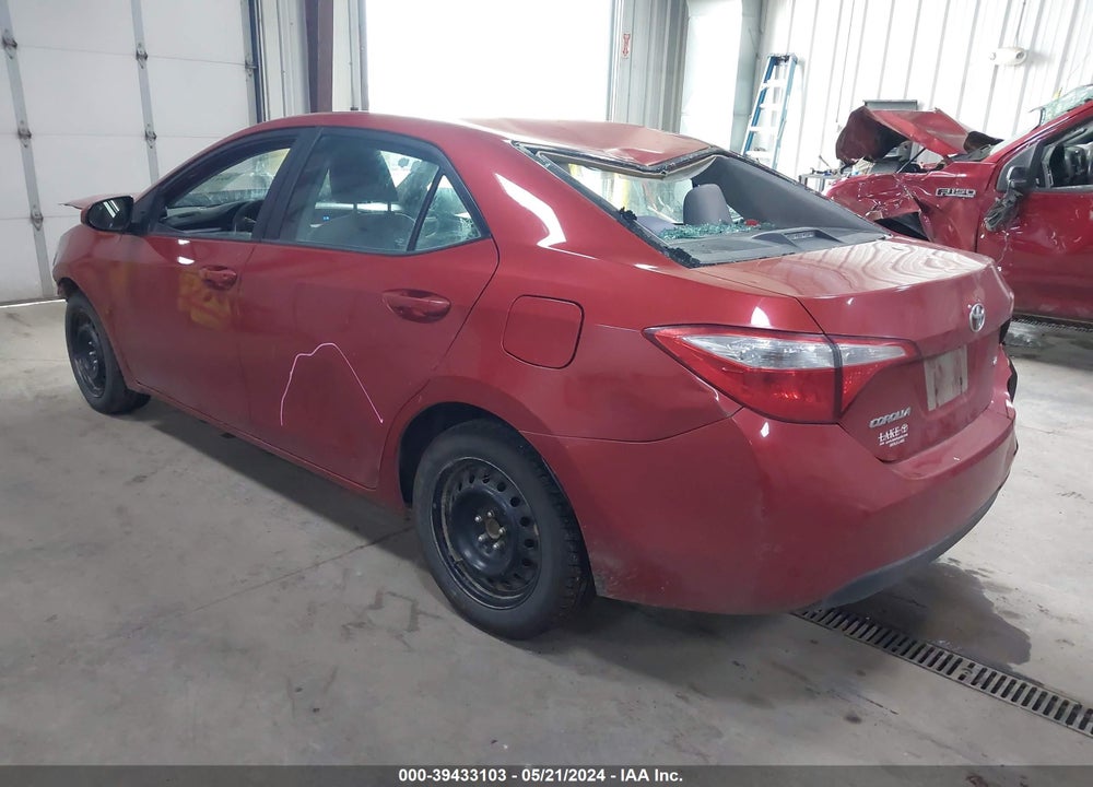 2014 TOYOTA COROLLA LE VIN: 5YFBURHE7EP168488