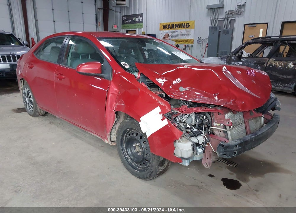 2014 TOYOTA COROLLA LE VIN: 5YFBURHE7EP168488