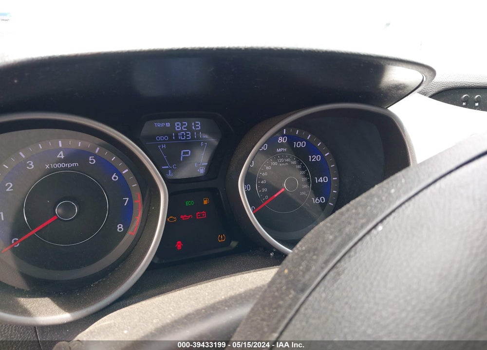 2013 HYUNDAI ELANTRA LIMITED VIN: KMHDH4AE5DU913312