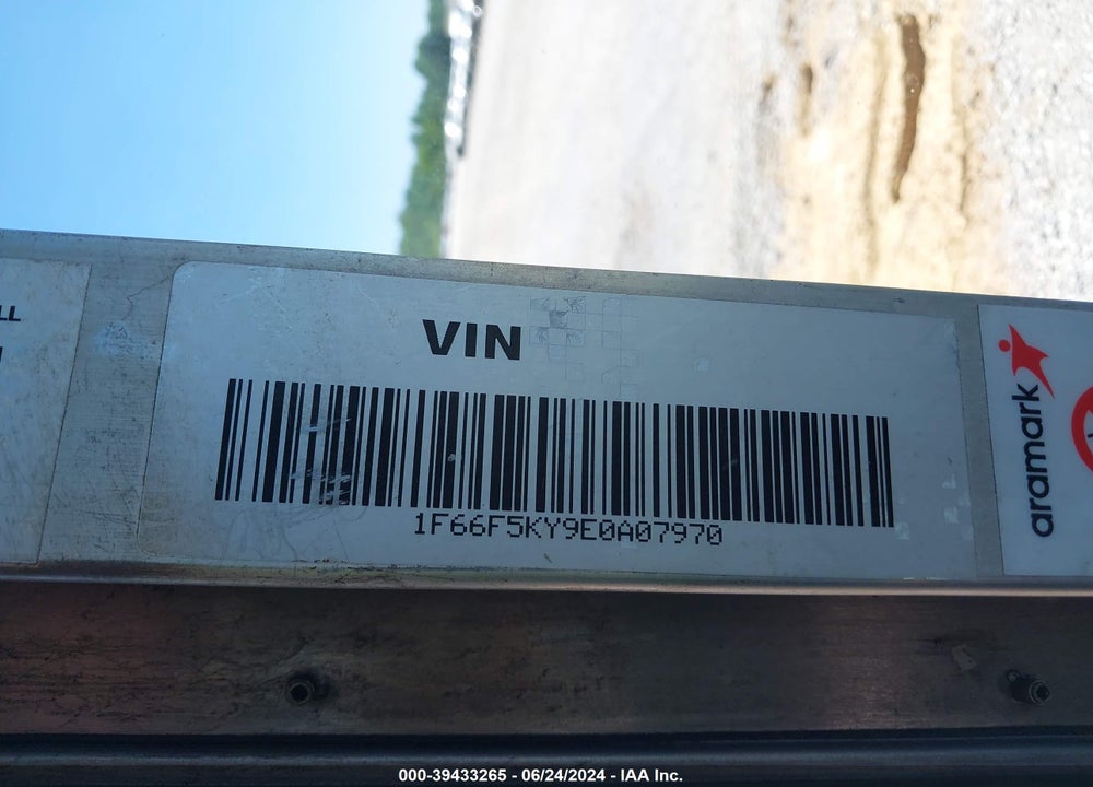 2014 FORD F-59 COMMERCIAL STRIPPED VIN: 1F66F5KY9E0A07970