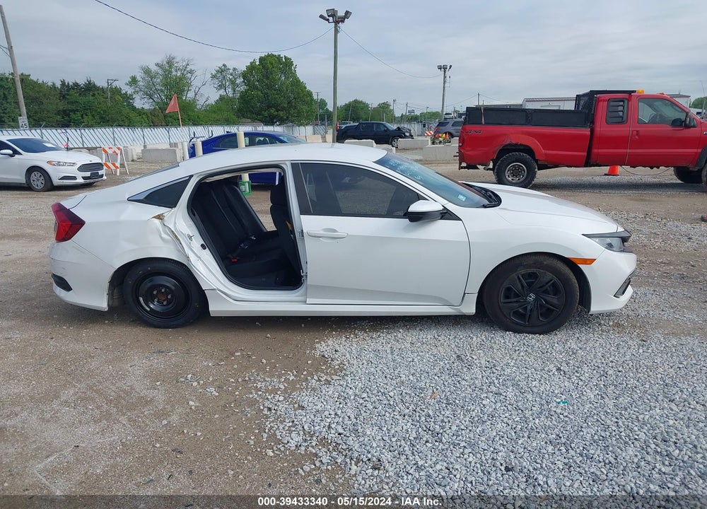 2019 HONDA CIVIC LX VIN: 19XFC2F68KE018796
