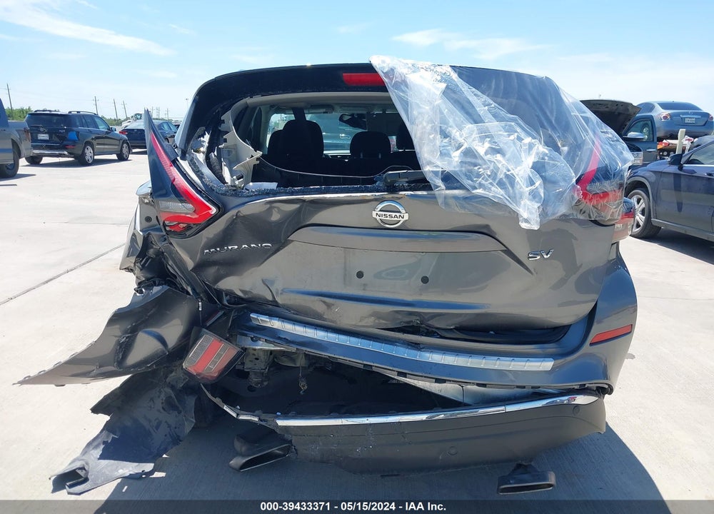 2021 NISSAN MURANO SV FWD VIN: 5N1AZ2BJ7MC104836