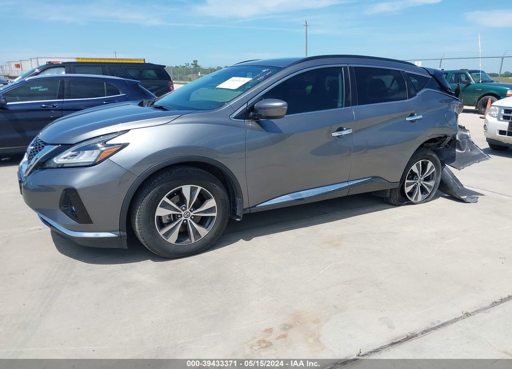 2021 NISSAN MURANO SV FWD VIN: 5N1AZ2BJ7MC104836